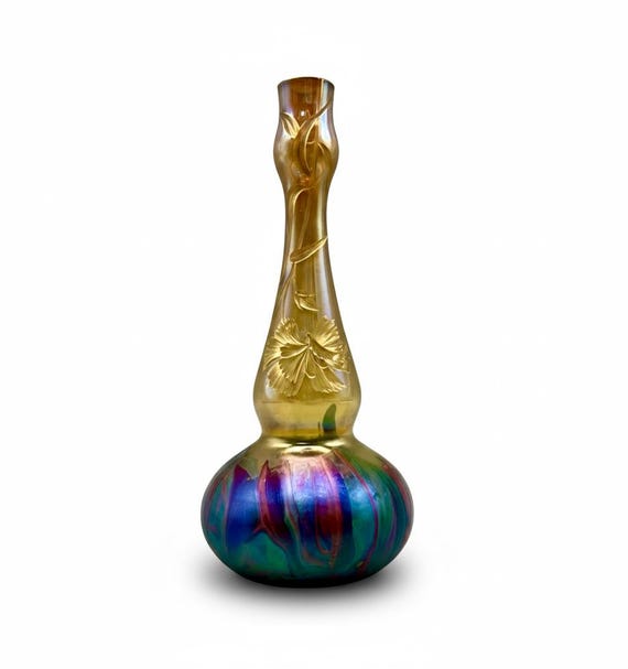 Cenicero o pequeño bol de murano bicolor estilo Sommerso