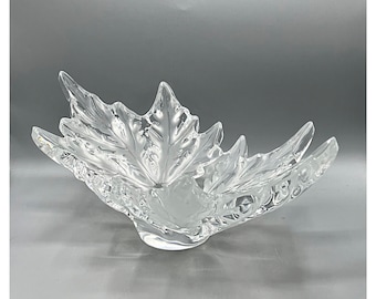 Centre de table LALIQUE CHAMPS - ÉLYSÉES de Marc Lalique Coupe Cristal design