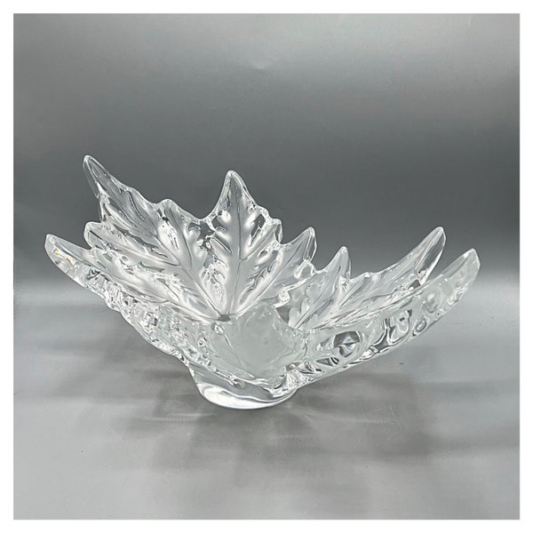 LALIQUE centerpiece CHAMPS - ÉLYSÉES by Marc Lalique Bowl Bowl Crystal design