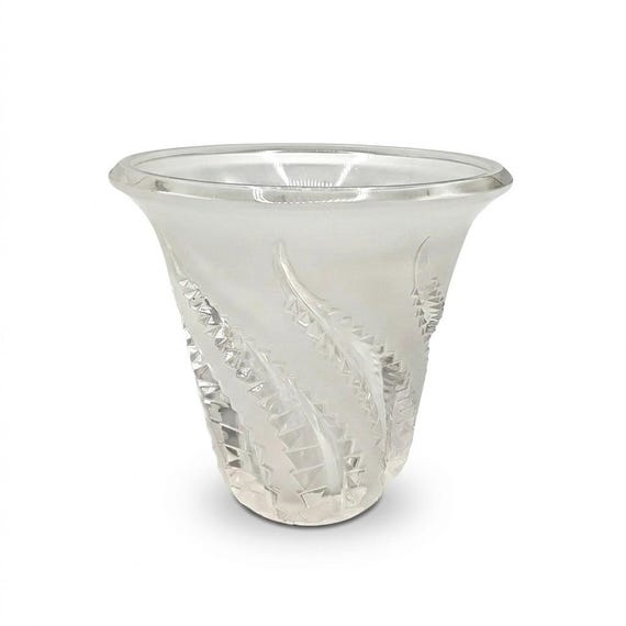 Jarrón LOBELIA Algas René Lalique para Lalique