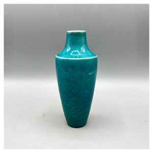 Turquoise ceramic vase attributed to SÈVRES Antique France Paul Millet style