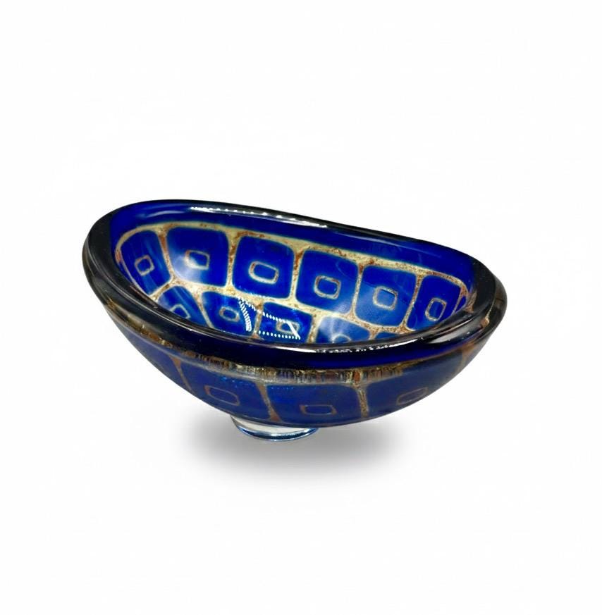 SVEN PALMQVIST Crystal Bowl Ravenna Model for Orrefors Vintage