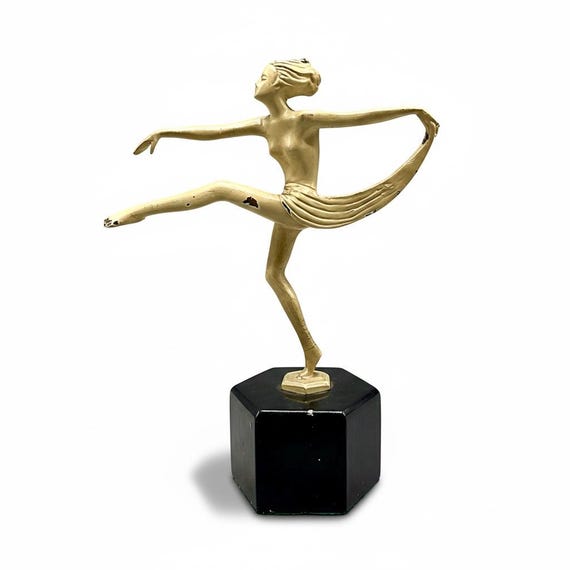 Escultura Art Deco 'Scart Dancer' por Josef Lorenzl