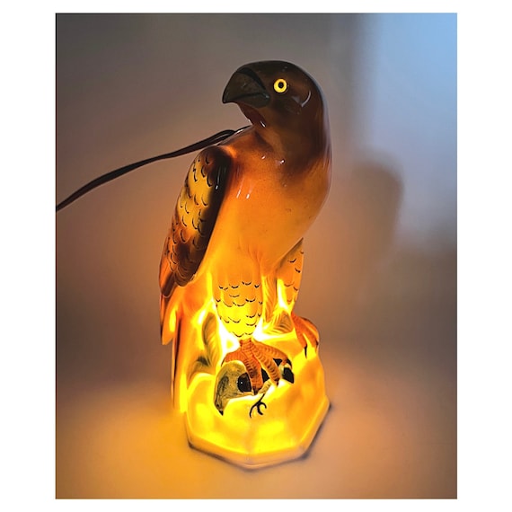 EAGLE Porcelain Perfume Lamp Germany Art Deco Nouveau Antique Bird Burner lamp