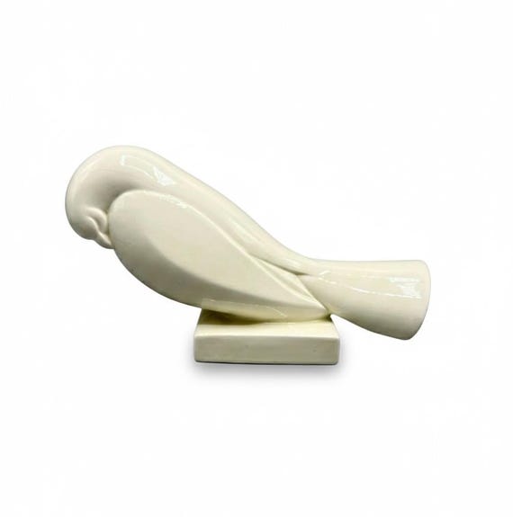 JACQUES ADNET Escultura PIGEON paloma de la paz Art Deco ca.30s