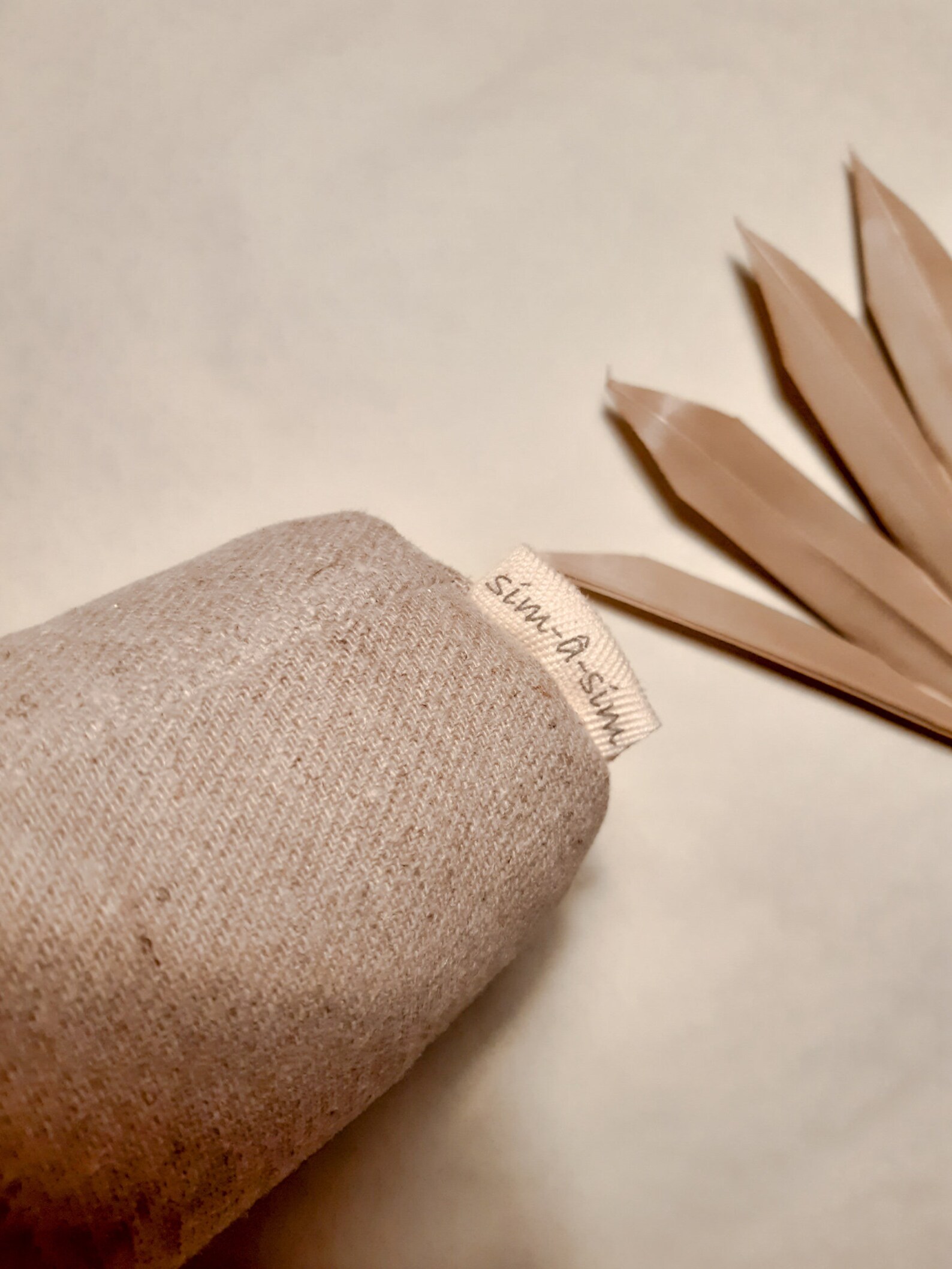 Linen roll for stretching exercises Fukutsudzi method Yoga Etsy