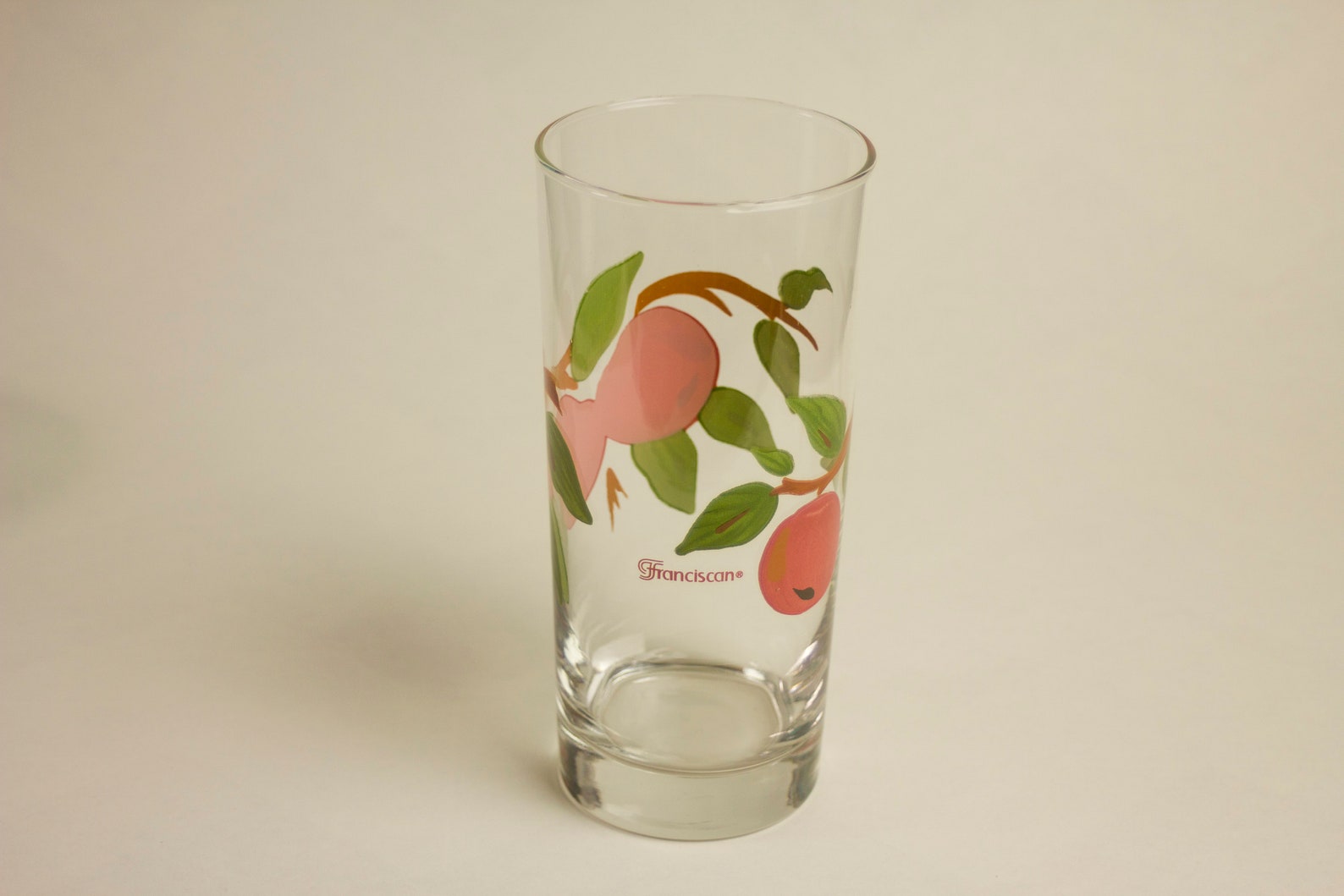 Franciscan Apple Glasses 15 oz Glassware Flat Tea Apple Etsy