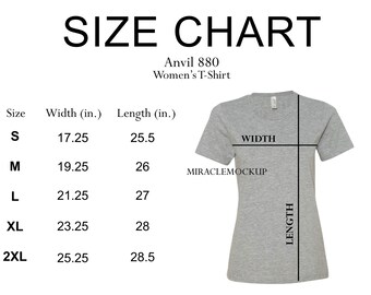 Anvil Shirt Mock Up Etsy