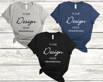 Download Grey Shirt Mockup Etsy