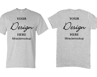 Download Back T Shirt Mockup Etsy