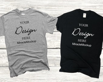 Gray Shirt Mock Up Etsy