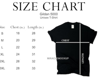 Download Gildan 5000 White Tshirt Template Etsy
