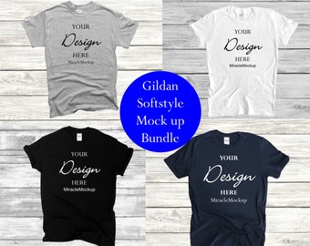 Download Gildan 64000 Mockup Etsy