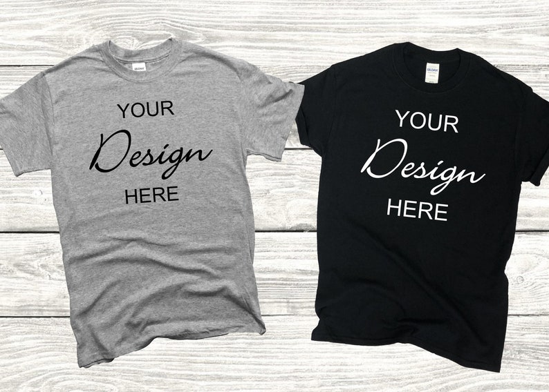 Download Gildan 2000 Mock up Bundle T-Shirt Shirt Heavy Cotton Bundle | Etsy
