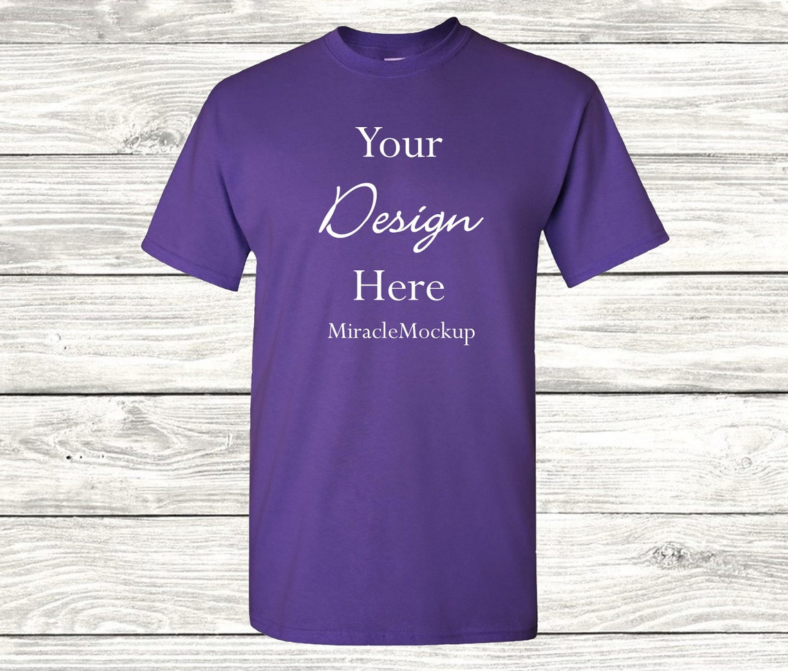 Gildan Mockup Bundle Gildan 2000 Mock up Wood Background ...