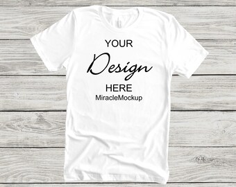 Bella Canvas 3001 Mockup Bundle: T-Shirt Flat Lay (Digital Download)