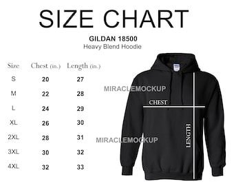 Mens Size Chart | Etsy