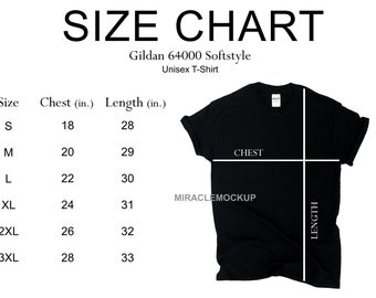 xl t shirt size in inches