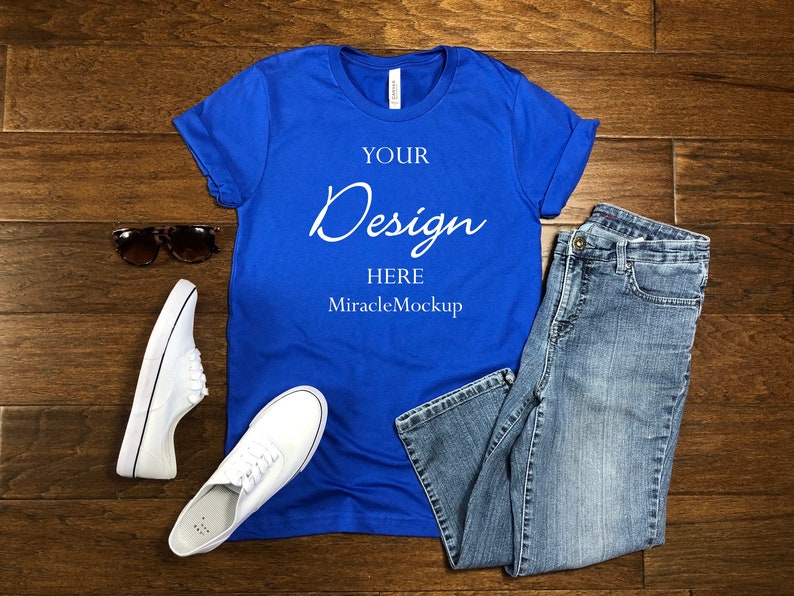 Download Bella Canvas 3001 Mockup Shirt Bundle Mock up White Red ...