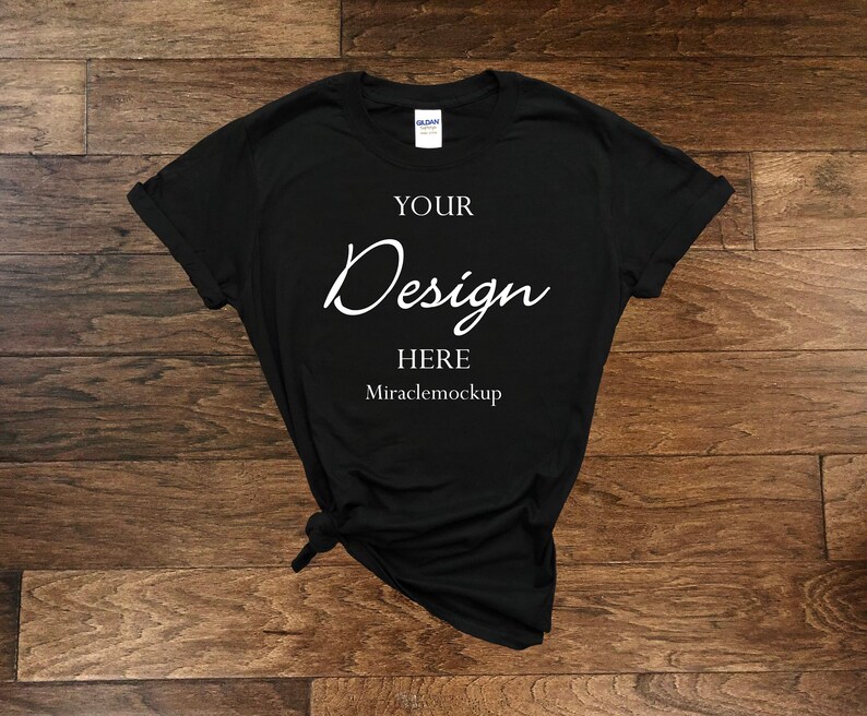 Download Gildan Softstyle Mock up Bundle T-Shirt 64000 Shirt Mockup | Etsy