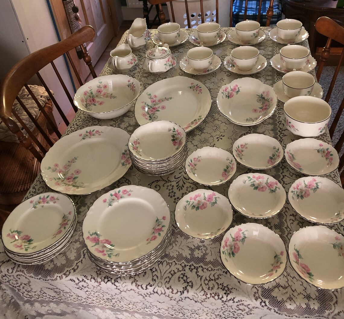 Homer Laughlin M48N8 China Dinner Set Etsy