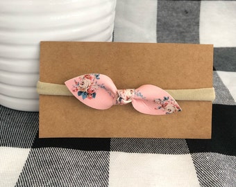 leather baby girl bow headband, faux leather baby bow, cute hair clip for toddler, baby shower gift for baby girl, baby accessories girl