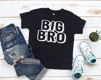 Big Bro T-Shirt, Going To Be A Big Brother Shirt Pregnancy Announcement, Big Brother To Be Shirt, Toddler Boy Tee, Baby Announcement Sibling