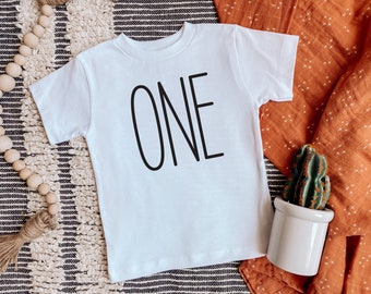First Birthday Shirt, One Birthday Shirt, One Shirt Boy, 1st Birthday Shirt Girl, I'm One Shirt, Baby First Birthday Gift For One Year Old