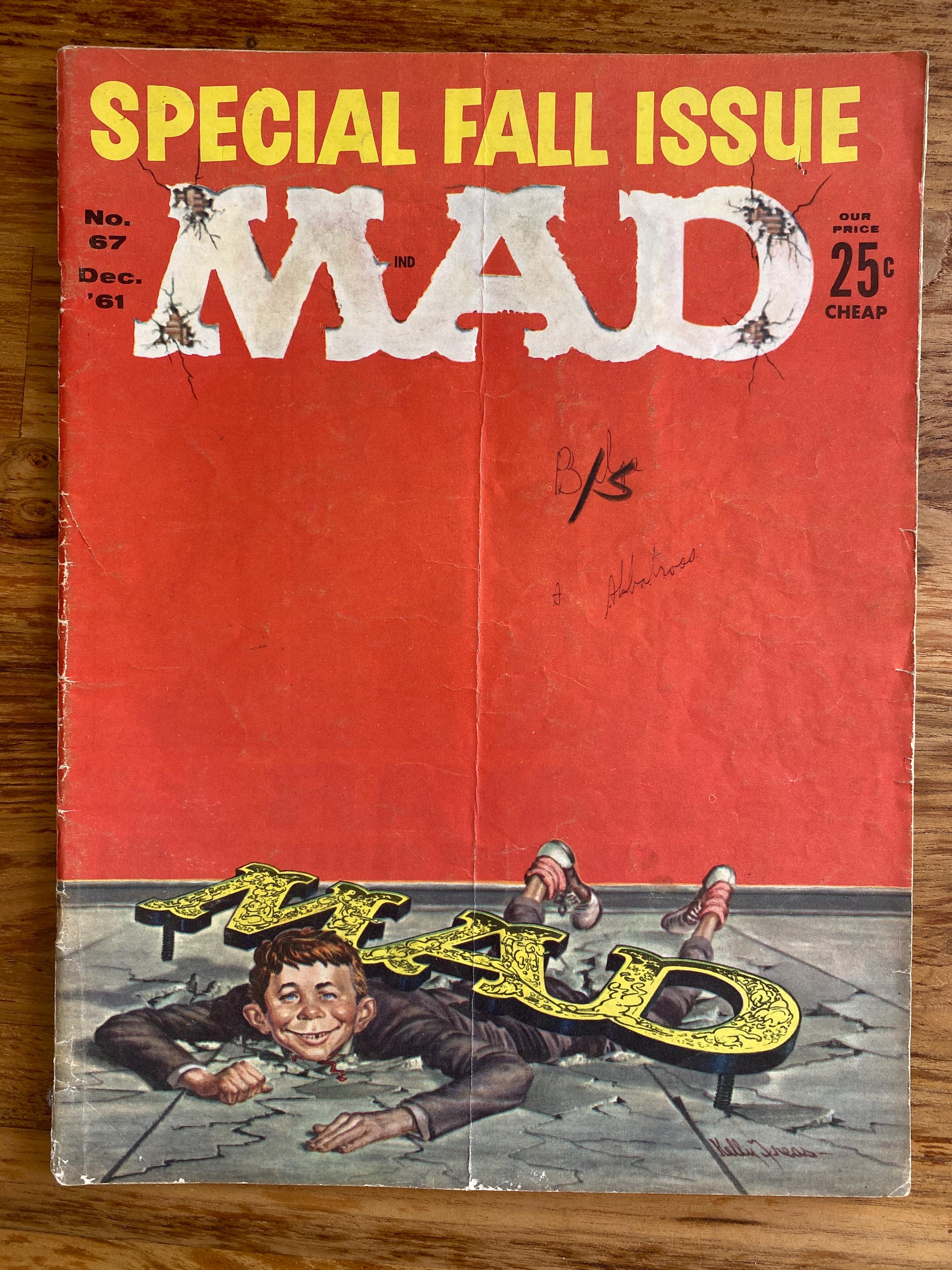 ④ マッドマガジン MADMAGAZINE ビンテージ 冊子 雑誌 Vintage MAD MAGAZINE Year 1963 & One 1964 Lot of 8 Good