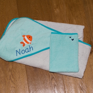 hooded towel without washcloth