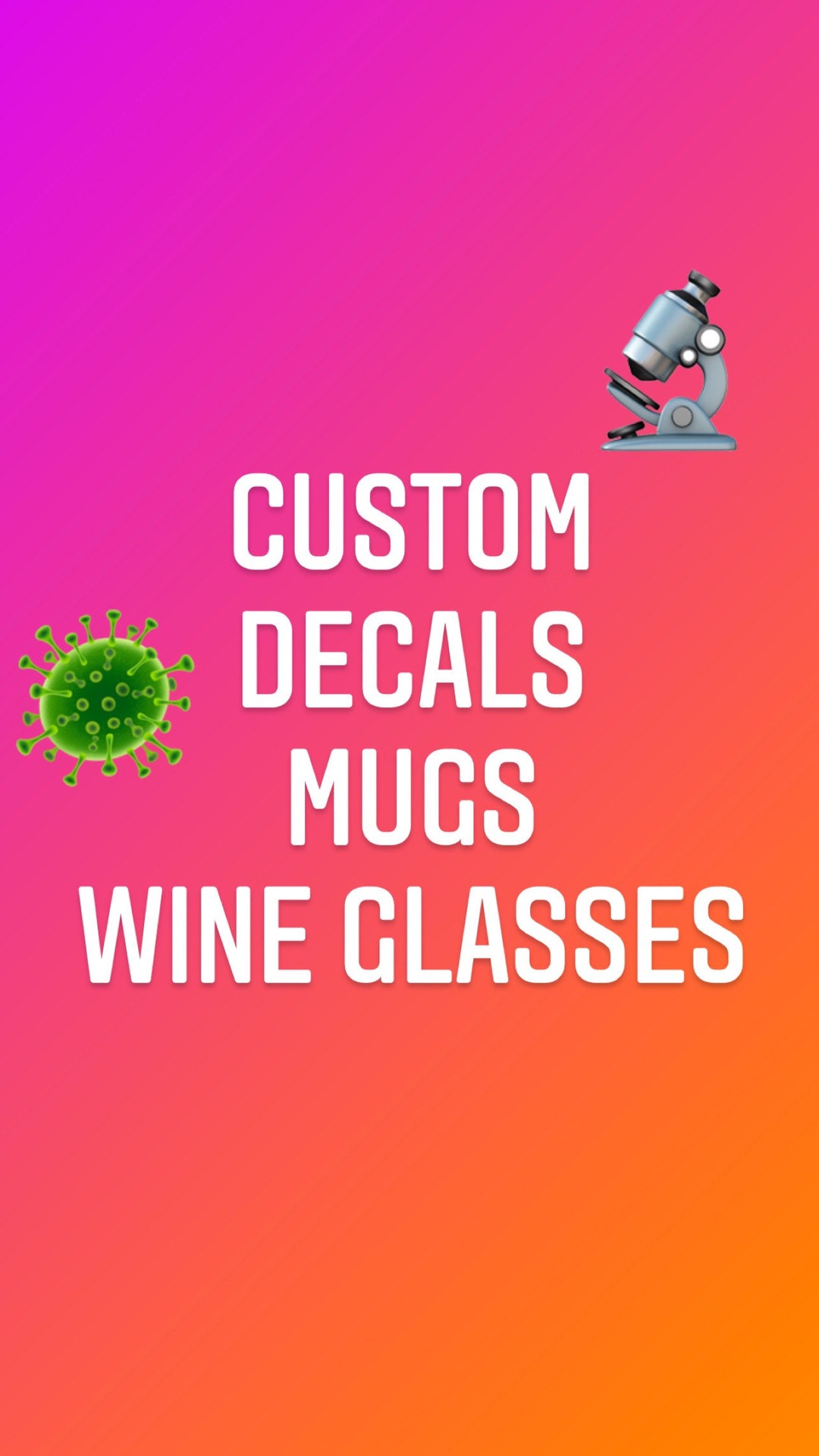 Custom Decal Wine Glass Mug Gift STEM Pathologists Assistant Etsy