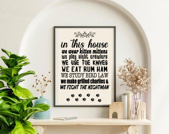 Always Sunny In Philadelphia Downloadable A4 Print Home Decor Funny Gift Charlie Kelly Nightman Dayman