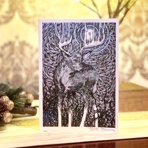 Ensnared - 5 "x 7" Holiday Card mit Umschlag und Remarque