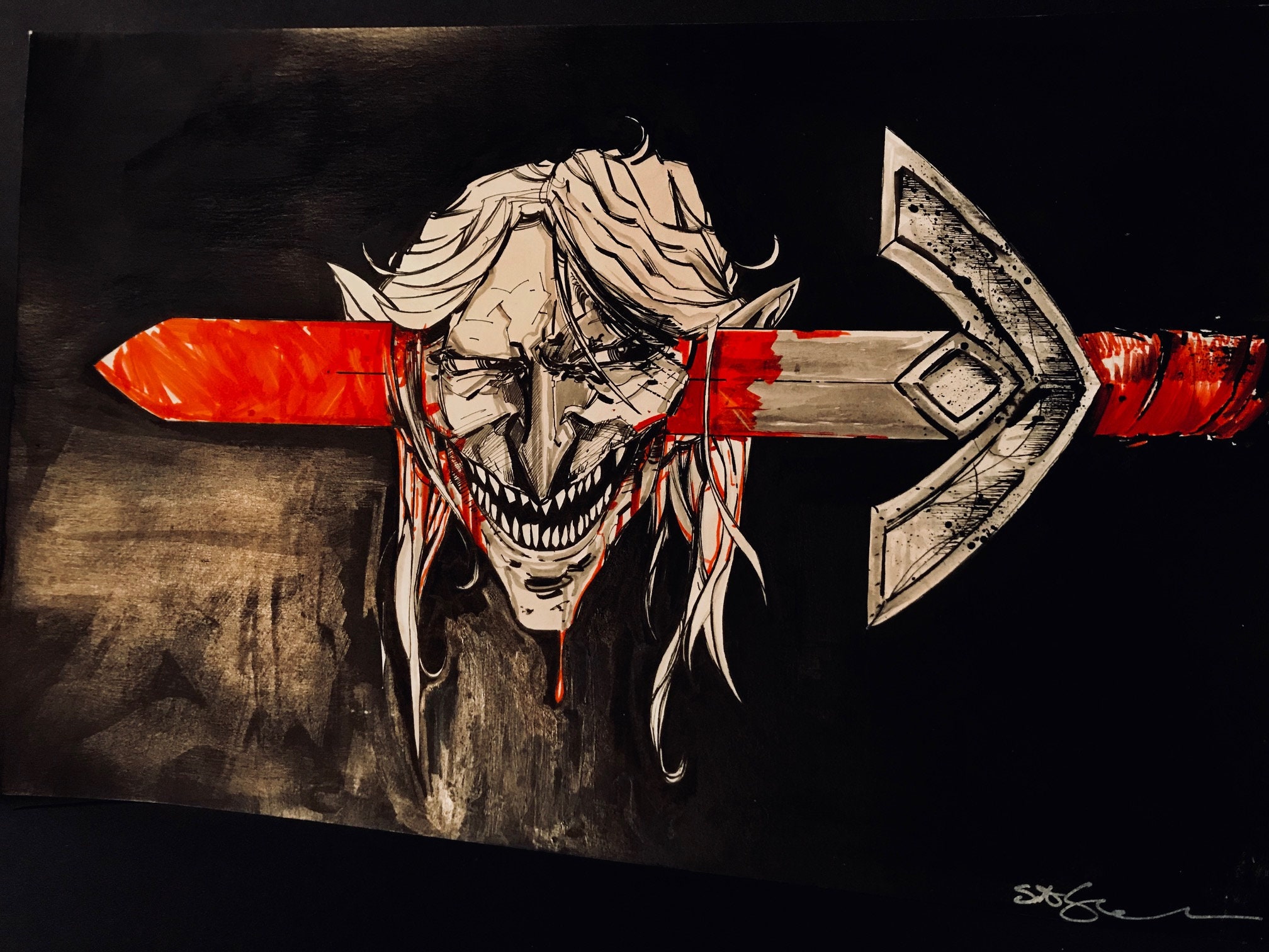 Head Lopper Agatha Portrait Etsy UK