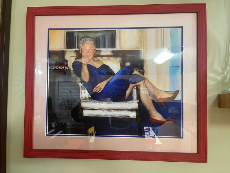 Bill Clinton Epstein VESTIDO AZUL oficina ovalada Pintura - Etsy España Bill Clinton Epstein VESTIDO AZUL oficina ovalada Pintura - Etsy España