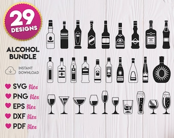 Alcohol SVG, Alcohol Silhouette, Alcohol Vector, Alcohol Clipart, Alcohol Png, Alcohol cricut, Alcohol print, Alcohol eps, Alcohol icons svg