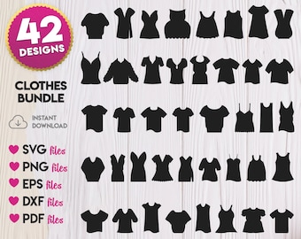 Kleding SVG, Kleding Silhouet SVG