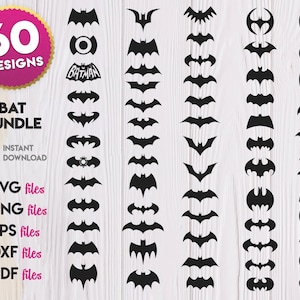 Bat Wings SVG, sylwetka Bat Wings, logo Bat Wings, clipart Bat Wings, wektor Bat Wings, Bat Wings cricut