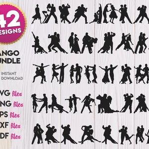 タンゴ シルエット SVG、タンゴ SVG バンドル、タンゴ ダンサー SVG、タンゴ ダンス SVG、タンゴ 画像、タンゴ クリップアート、タンゴ ベクター、タンゴ プリント