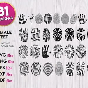 Fingerprints SVG, Fingerprints Silhouette SVG, Fingerprint Cliaprt, Fingerprint Png, Fingerprint Vector, Fingerprint eps, Fingerprint cricut