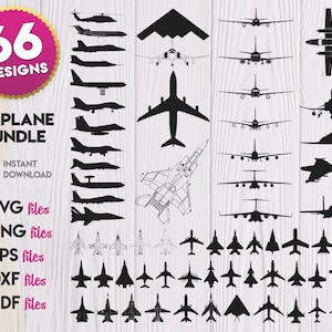 Airplane SVG, Airplane silhouette, Airplane vector, Airplane clipart, Air Force svg, Flighter svg, Aircraft svg, Airplane svg, Aeroplane svg
