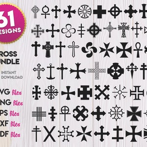Cross SVG Bundle, Cross Silhouette svg, Cross cricut, Cross vector, Cross png, Cross eps, Cross clipart, Cross iron-on, Cross stencil