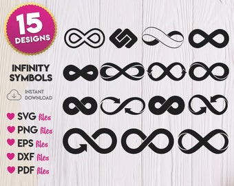 Infinity Symbols SVG, Infinity Symbols Silhouette svg,