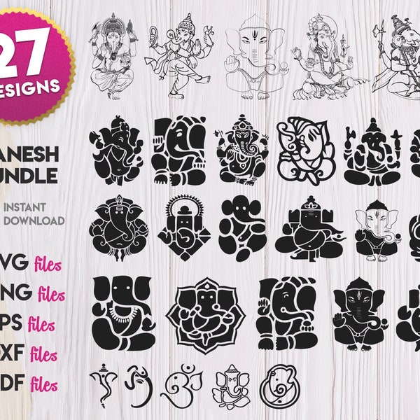 Ganesh SVG Bundle, Ganesh Silhouette svg, Ganesh vector, Ganesh clip art, Ganesh eps, Ganesh png, Ganesh cricut, Ganesh cut file, Ganesh pdf