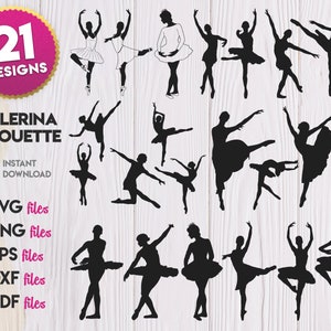 Ballerina Silhouette, Ballerina SVG, Ballerina Vector, Ballerina Clipart, Ballerina eps, Ballerina print, Ballerina cut, Ballerina cricut