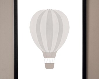Hot Air Balloon Nursery Print-Instant Download