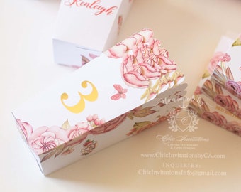 palomita custom box, personalized palomita box, handmade box, party favors, candy table, custom for any theme! package of 12