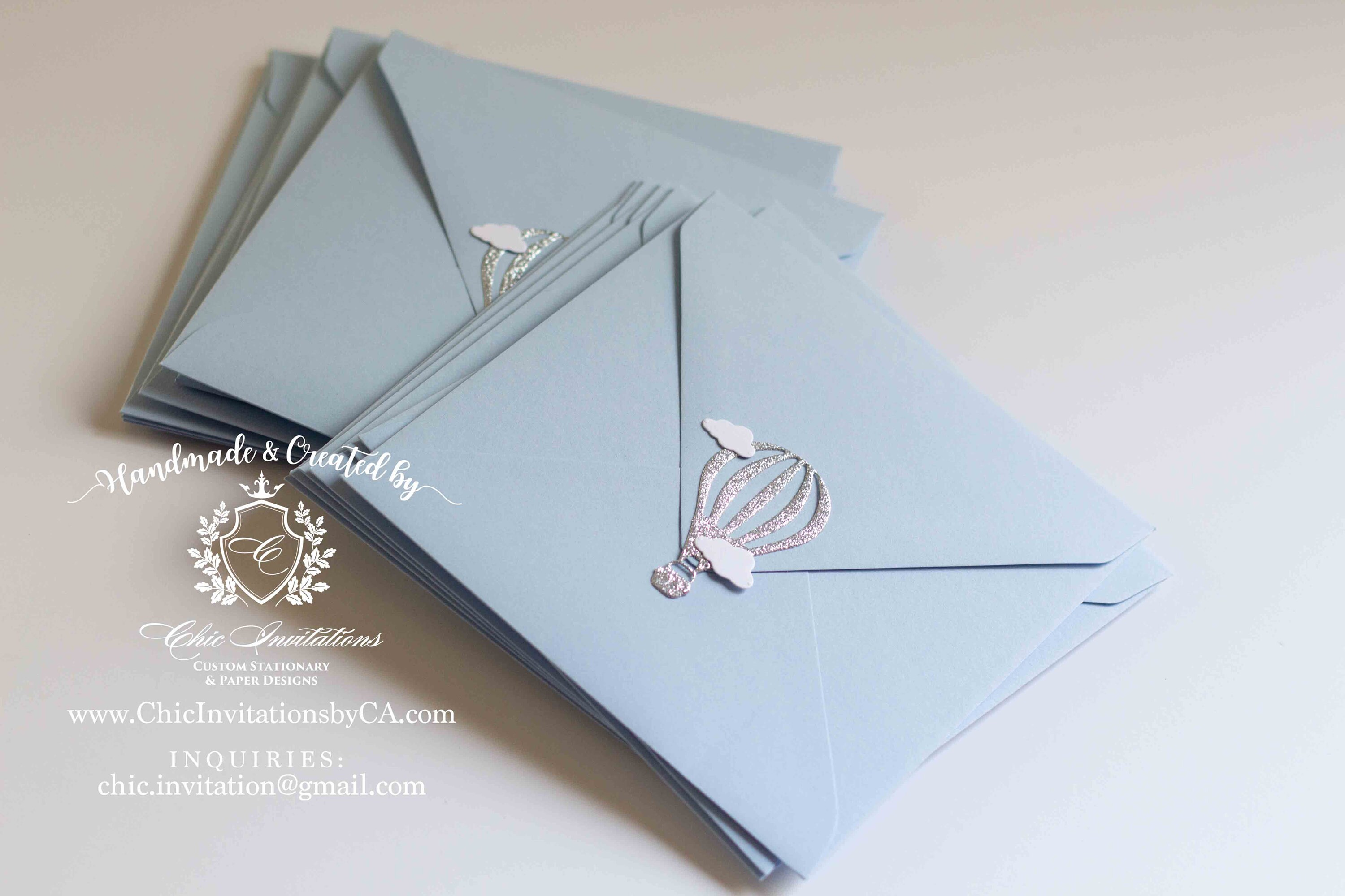 Hot Air Balloon Envelope Custom Envelopes Envelopes for Etsy UK