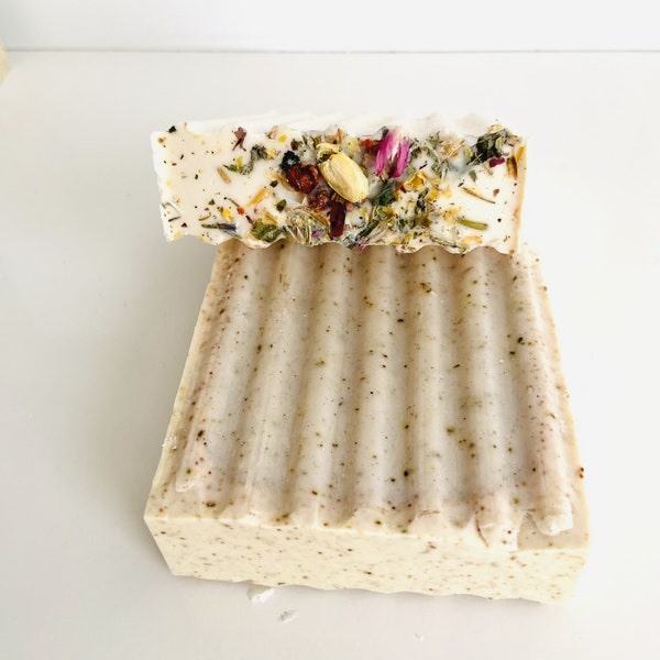 2 YONI SOAPS • 1 Herbal Cinnamon and 1 With Flowers (White) Clean Point Solid herbal feminine bar Herbal, 100% Original