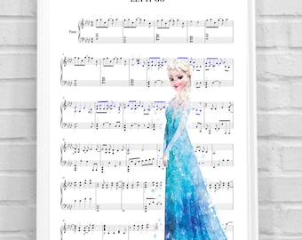 Frozen Lyrics Etsy